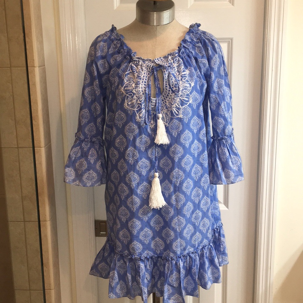 Mud Pie Ruffle Top/Dress Size S(4-6)